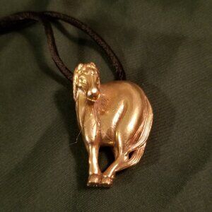 Horse pendant necklace, NWOT